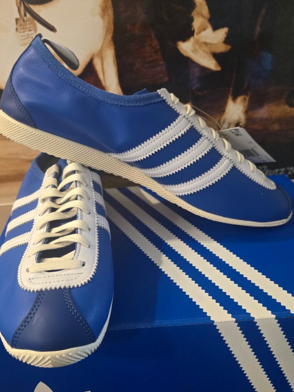 🔥RARE!🔥 adidas Originals Country Japan Sneakers JS3773 Blue Mens Sz 10 🔥NEW!
